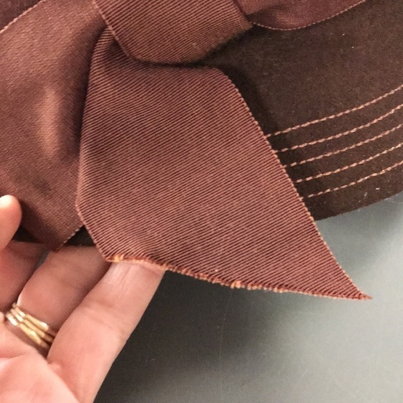 Vintage Brown Felt Bucket Hat - Picture 5 of 9